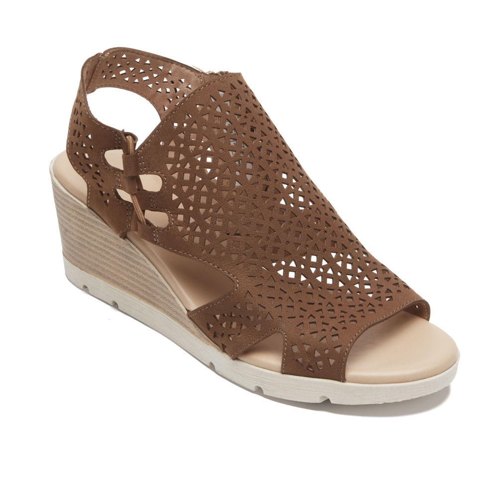 Rockport Sandaler Dame Brune - Hadley Bungee - NDIO92610